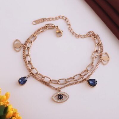 Charm Dual Layer Bracelet - Image 2