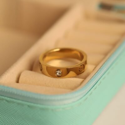 Bold Aura Band Ring