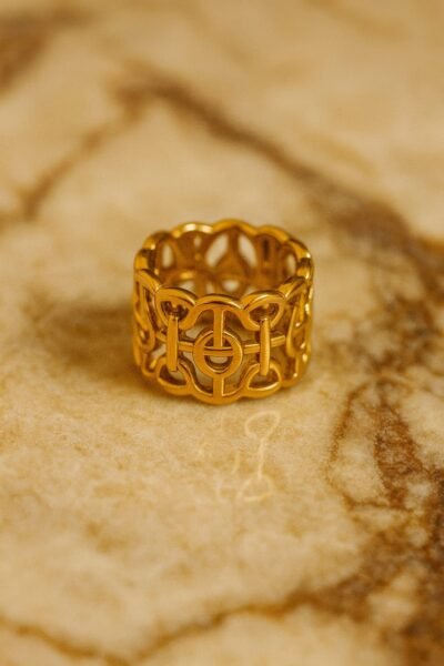 Royal Emblem Cutwork Ring - Image 2