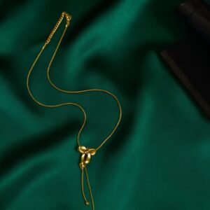Golden Bloom Adjustable Necklace