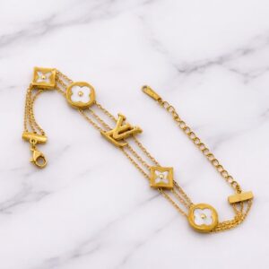 LV Luxe Monogram Charm Bracelet
