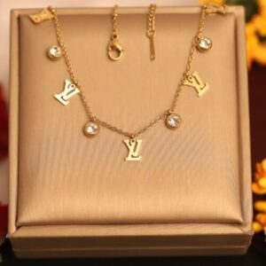 LV Charm Dangle Necklace