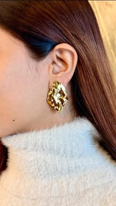 Sioura Molten Gold Studs