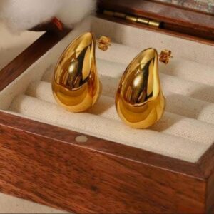 Sioura Golden Melt Drop Earrings