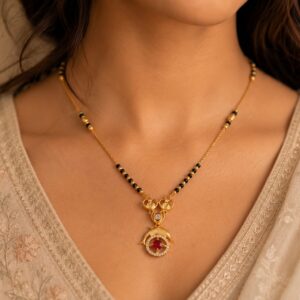 Ruby Glow Mangalsutra