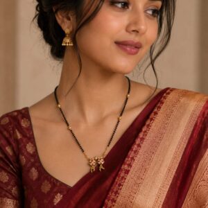 Sioura Royal Ruby Mangalsutra